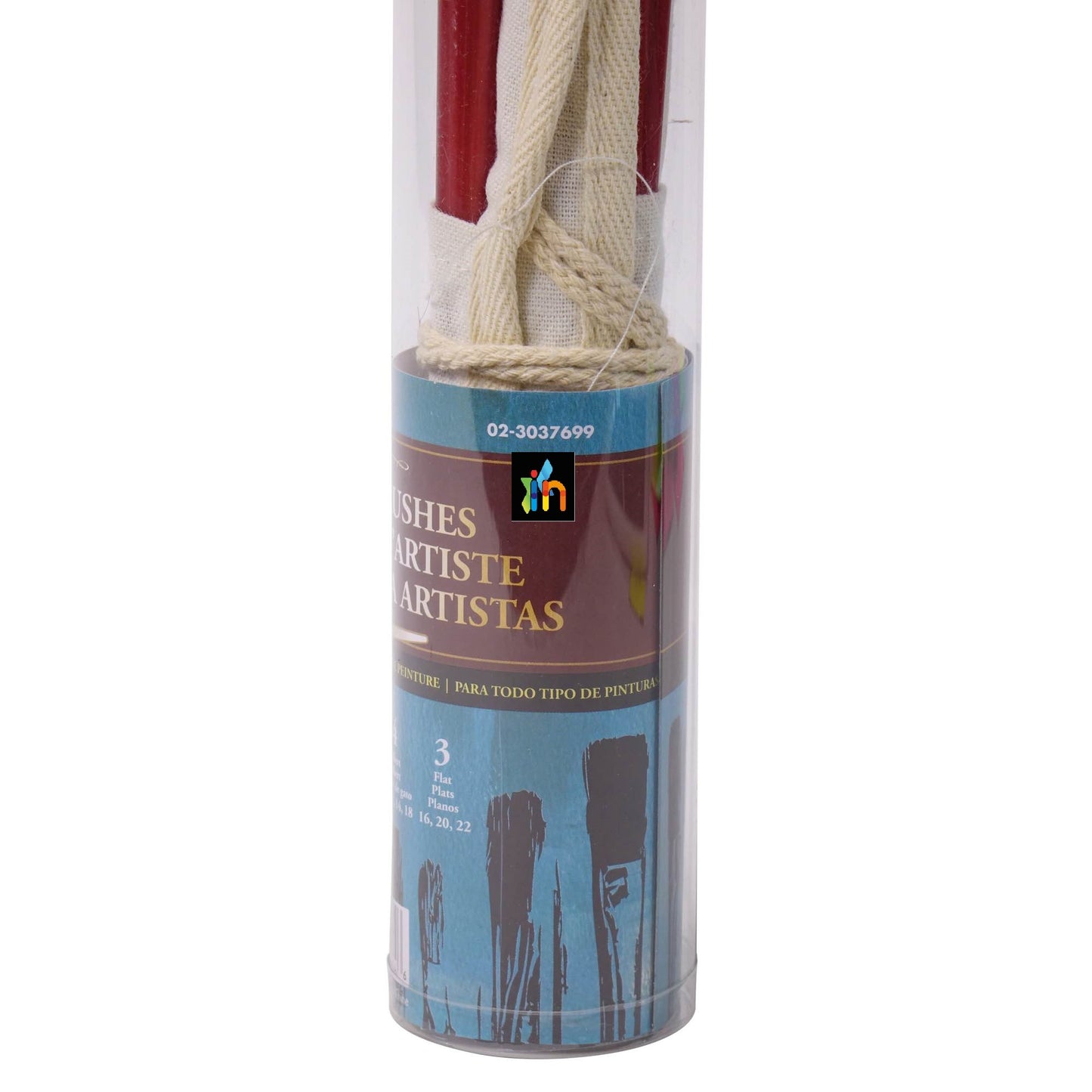 SET EN MADERA DE PINCELES CON ESTUCHE PARA ARTISTAS