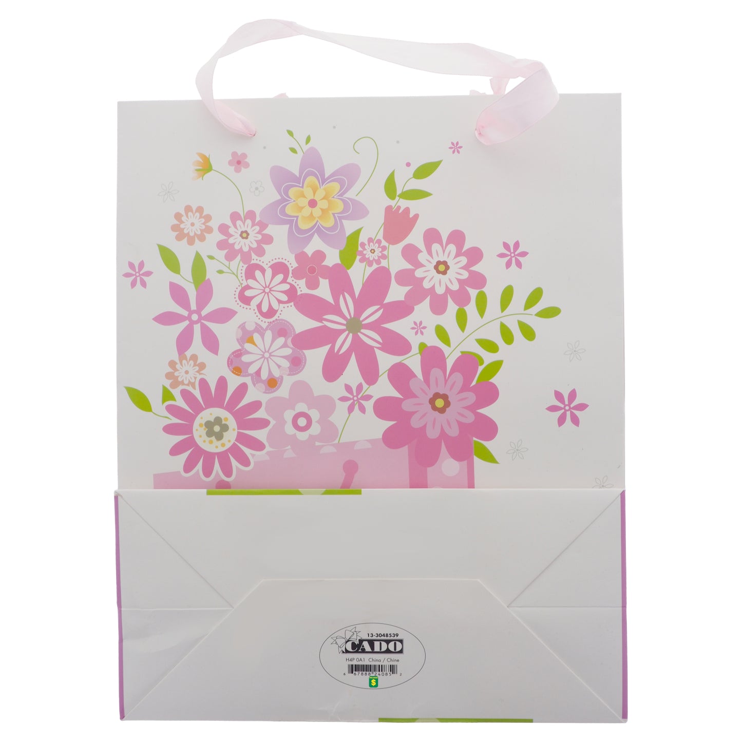 BOLSA DE DICEÑOS DE FLORES Y CINTAS PARA REGALO