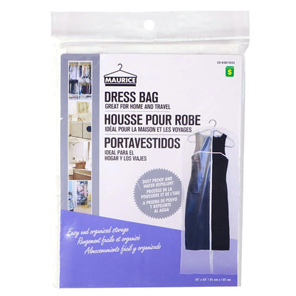 FORRO PARA PROTEGER ROPA DE POLVO CON CREMALLERA