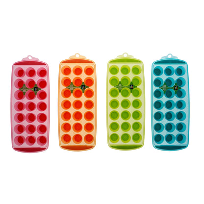 BANDEJA PLASTICA PARA CUBOS DE HIELO SANCILLOS SURTIDOS