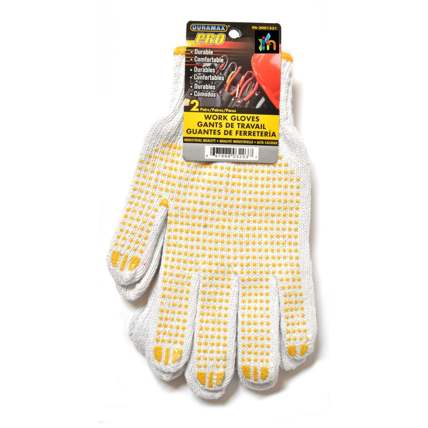 GUANTES PARA CONSTRUCCION O FERRETERIA EN TELA