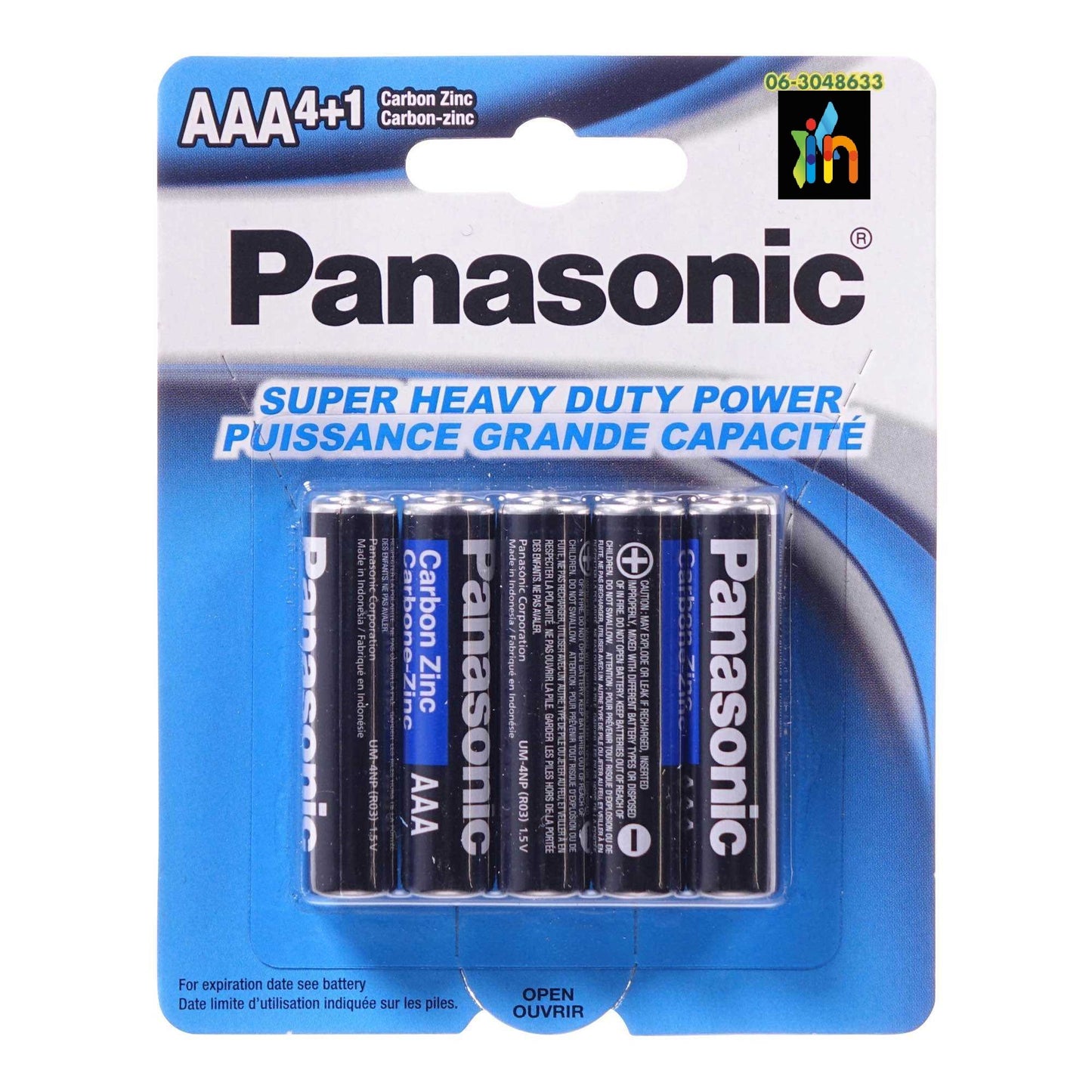 PAQUETE DE PILAS X4 ALCALINAS AAA ORIGINAL PANASONIC