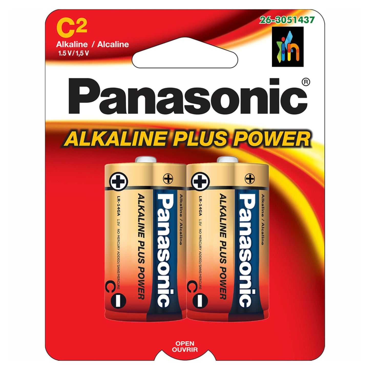 PILAS C2 ORIGNALES PANASONIC ALCALINAS POR PAQUETE